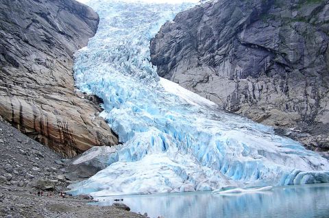 Glaciar de Briksdal - Noruega. Fuente: Wikipedia