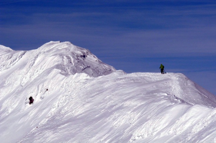 Alcanzando la cima del Gaustatoppen, con 1883m (foto: D. Villegas, BEC)